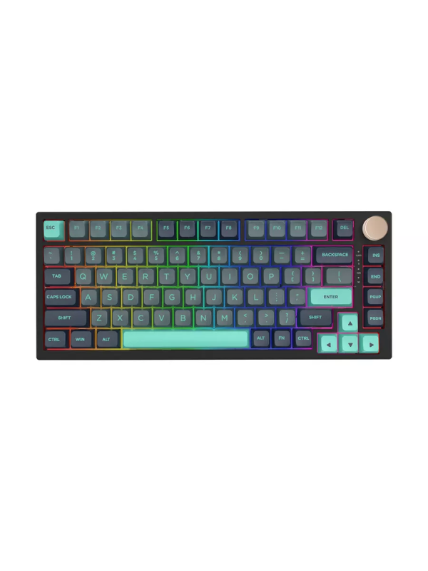Купить Механическая беспроводная клавиатура VGN N75 PRO, Steam Wave Pro / Caribbean Blue, 2.4G / BT, RU